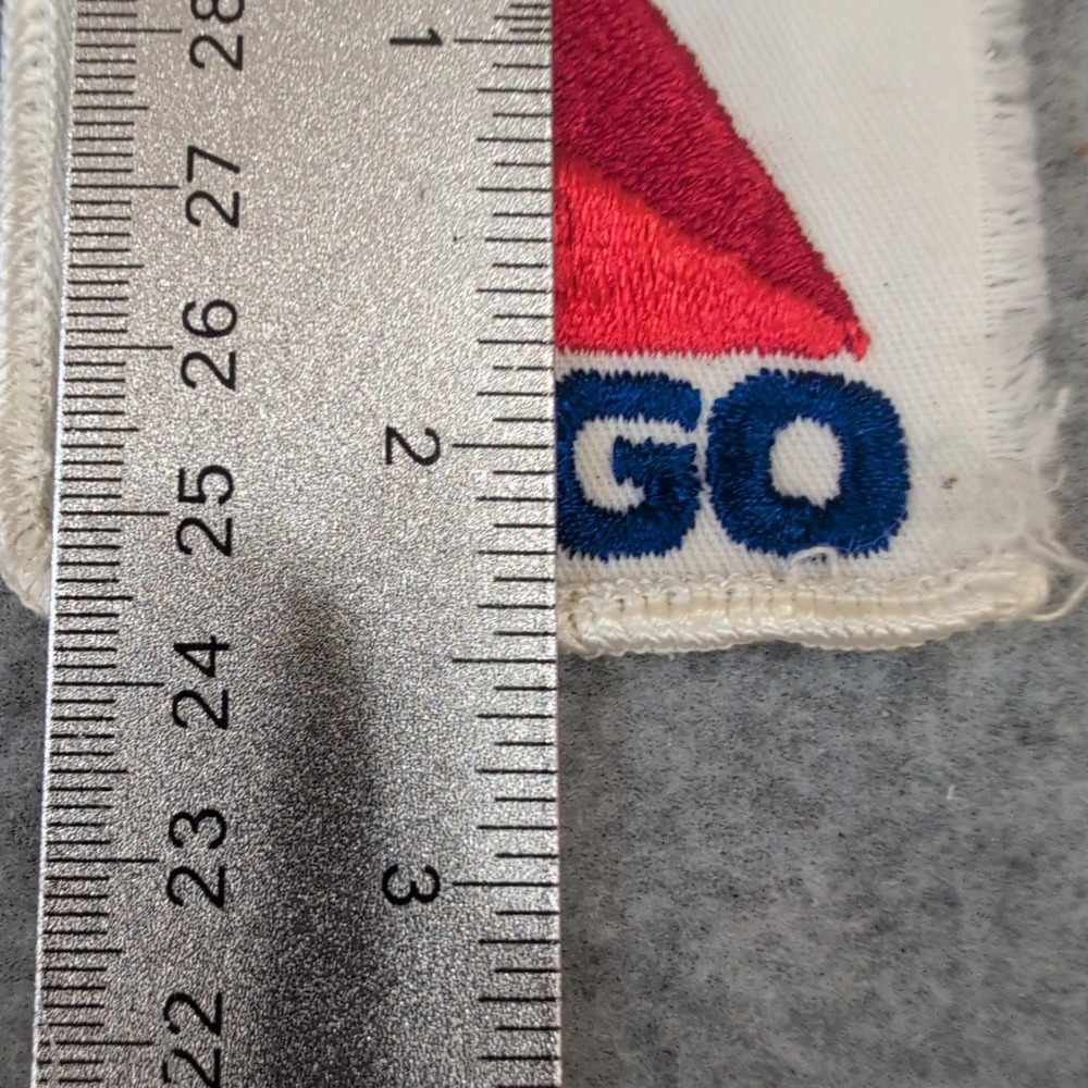 Vintage Citgo Gas Station Embroidered Patch Sew On Orange Red‎ Blue Logo - Picture 3 of 3